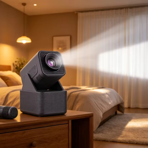 Mini projecteur vidéo HD 720P HT31 avec <span class=keywords><strong>support</strong></span> <span class=keywords><strong>mural</strong></span>, home cinéma portable adapté aux dortoirs et aux chambres - Product Image 1