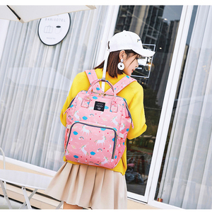 <span class=keywords><strong>Sac</strong></span> à langer multifonctionnel en tissu Oxford imperméable de grande capacité, vente en gros OEM, <span class=keywords><strong>sac</strong></span> à <span class=keywords><strong>dos</strong></span> de maternité pour maman - Product Image 6