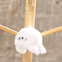 Porte-clés Océan Adorable : Mini Peluche Mignonne, Breloque Tortue et Crabe en Peluche pour Clés