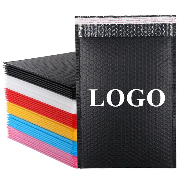 Custom Plastic Envelope Padded Postal Delivery Courier Bags Custom Logo Mailing Bags Bubble Mailer