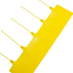 HS-PS6004 直径3mm 300/400/500mm サンプル提供可能 プラスチック製安全シール セルフロック式使い捨てタイラップ - Product Image 3