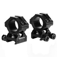 WESTHUNTER WH5118C Anneaux de montage de portée de 20mm à profil bas Adaptés à des anneaux optiques de haute précision de 25.4mm et 30mm Accessoires de cadres de visée