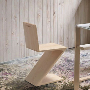 Chaise de salle à manger nordique en bois massif minimaliste moderne pour hôtel, maison, bureau et salle de bain, siège unique - Product Image 3