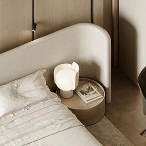 Meubles de chambre à coucher luxueux, cadre de lit en tissu velours, taille reine ou <span class=keywords><strong>king</strong></span>, lit rembourré moderne et tendance pour la maison - Product Image 3