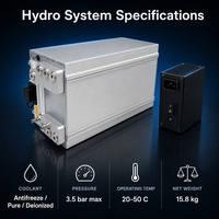 Tout nouveau Bitmain Antminer S23 XP Hyd 600T 5340W SHA256 BTC Bitcoin Miner Hydro ASIC Crypto