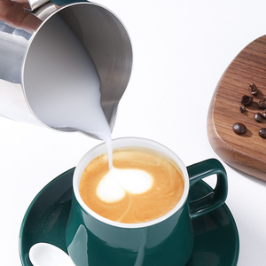 ถ้วยทำฟองนมจากอิตาลีขนาด350มล. เหยือกทำจากสเตนเลสสตีล304คมขนาดเล็กสำหรับร้านกาแฟ - Product Image 3