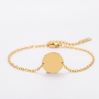 Bracelet en Chaîne de Perles Rondes en Acier Inoxydable Ywyougang, Personnalisable par Gravure, Multicolore pour Femmes, Port Quotidien et Cadeaux