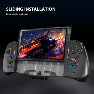 YE YS45 Gamepad inalámbrico para consola de juegos NS RGB colorido botón mango controlador inalámbrico Joypad Gamepad