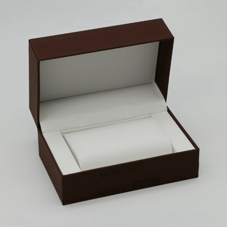 Brown leatherette paper three-piece set 15 10 7.5cm