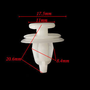 Peugeot <b>Car</b> Plastic <b>Clips</b> Tailgate Liner Fasteners Trunk Lid Repair Auto Parts Multiple Models New - Product Image 2