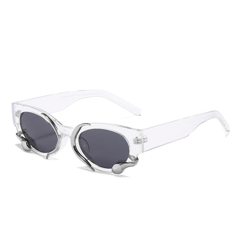 C23 transparent frame gray lens