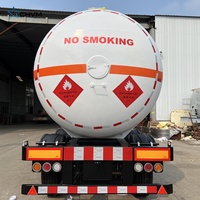 Remorques de cargaison et utilitaires neuves et d'occasion de 45000 litres à 3 essieux pour camion-citerne GPL à vendre