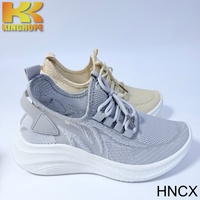 Chaussures décontractées à enfiler pour femmes, baskets respirantes en maille, chaussures à plateforme avec coussin d'air, chaussures de marche légères, vente en gros