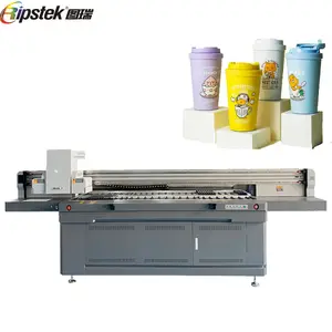 2550 Großdruck-Wasser flaschen drucker UV-Zylinder maschine für Kunststoff-Wasser flaschen druckmaschine, UV-Rotations drucker