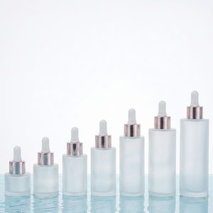 OEM New Design Cosmetic Skin Care Essential Oil 60ml Empty Clear Glass Dropper Bottles Free Sample Round Bottom Bottle - Product Image 1