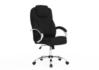 Chaise De Bureau Chaise De Bureau D'ordinateur À Dossier Haut, Chaise De Bureau Pivotante De Direction Moderne De Hauteur L-Noir