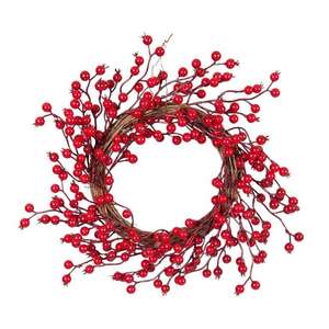 Couronne avec baies rouges DIAM. 40 - Product Image 1