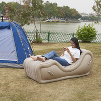 Muebles Modernos de Lujo para el Hogar, Nuevo Sofá Cama Inflable, Sillón Reclinable para Sala de Estar o Exteriores, Modelo PET 364
