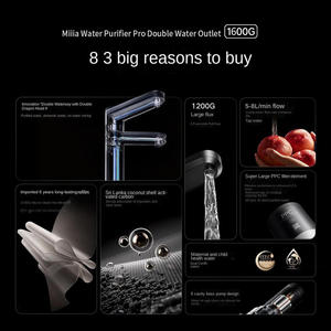 Purificateur d'eau Mijia 2 Pro à double sortie d'eau, filtre à eau sans réservoir 1600G sous évier avec robinet TDS en temps réel pour cuisine domestique - Product Image 5