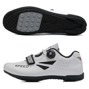 Nouvelles chaussures de cyclisme sans blocage pour hommes et femmes, semelle rigide, décontractées, pour le vélo de route et le VTT printemps-été - Product Image 3