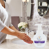 Savon pour les mains antibactérien biologique personnalisé YURHERSU OEM, sans alcool, lavage des mains à la lavande, mousse