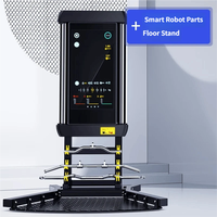 Appareil de musculation intelligent sans fil mural SR avec écran tactile, poids numérique réglable, entraîneur double bras pour entraînement complet du corps à domicile
