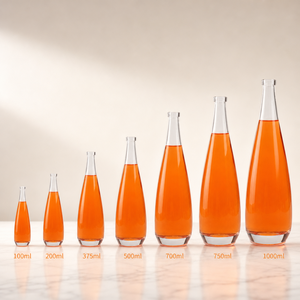 <span class=keywords><strong>Bouteille</strong></span> en verre cylindrique premium vide pour distillerie, personnalisable avec logo, emballage en verre en gros - Product Image 1