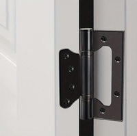 Proveedor de Puertas Planas de MDF para Proyectos, Puertas Interiores Blancas Personalizadas, Manija de Puerta Interior Negra