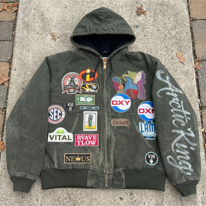 Custom Logo Loose Fit Heavyweight 460gsm Zip up <b>Jacket</b> Outdoor High Quality <b>Men's</b> Streetwear Fashion Casual Low Price Wholesale - Product Image 3