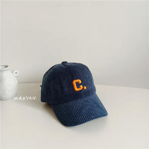 男女通用冬季棒球帽韩版灯芯绒嘻哈帽子刺绣字母牛仔男女形象风格 - Product Image 6