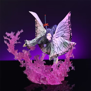 Figura de Anime Demon Slaye de 20CM, Kochou <span class=keywords><strong>Shinobu</strong></span> <span class=keywords><strong>Kimetsu</strong></span> No Yaiba, figura de acción, muñeca de juguete - Product Image 4