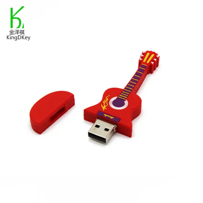 Usb-флеш-накопитель для гитары на заказ, милый музыкальный инструмент, гитара, USB-флеш-накопитель с бесплатным логотипом