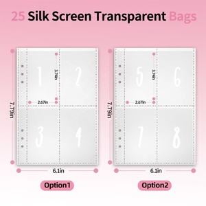 Nhà Máy Bán Hàng Trực Tiếp Chất Lượng Cao Tùy Chỉnh Tiền Mặt Tiết Kiệm Đầy Đủ Bầu Trời Sao 100 Ngày Thách Thức Với Phong Bì Chất Kết Dính Ngân Sách Cuốn Sách - Product Image 5