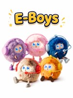Bambola AI E-Boy, Compagno Intelligente Interattivo, Giocattolo di Peluche Rilassante con Imbottitura in Cotone PP, Feedback Tattile, Unisex