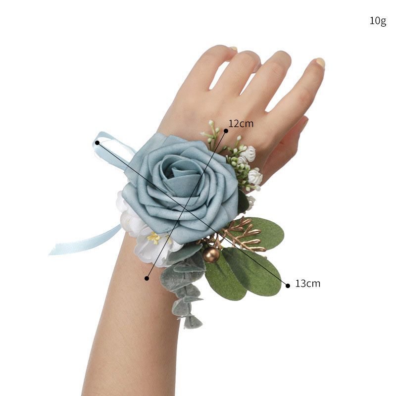 Corsage de muñeca azul
