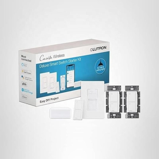 New - Caseta Deluxe Smart Light Switch Kit with 8 I/o 220v for Plc Pac & Dedicated Controllers-ady Stock