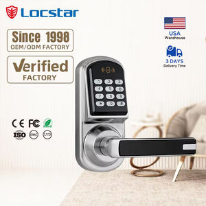 Locstarホット販売Serrure IntelligenteFechaduraデジタルパスワードキーレスエントリーコードキーパッドスマートドアロック木製ドアロック用 - Product Image 1
