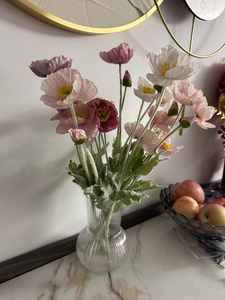 Flor de Amapola Artificial de Alta Calidad, Tacto Real, Plástico, Color Rojo, Naranja, Blanco, Marca Floson, Estilo Moderno, para Decoración de Bodas y Hogar - Product Image 6