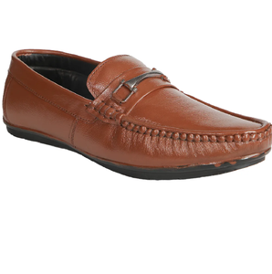Chaussures mocassins en cuir véritable pour hommes, confortables, souples, faciles à enfiler, décontractées, formelles, pour le bureau, chaussures classiques pour affaires - Product Image 3