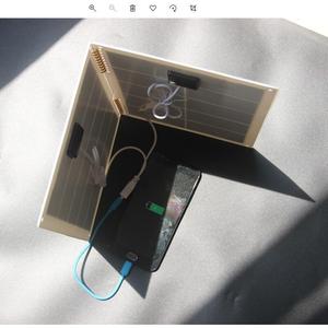 Masuyoshi Mitsu <b>Foldable</b> <b>Solar</b> Charger 14W Power Bank Mobile Phone Charging Pad - Product Image 3