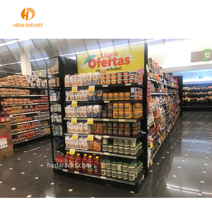 Exhibidor de Alimentos para Supermercados, Diseño Interior, Exhibición de Dulces, Frutas y Verduras, Estante de Madera de Gran Capacidad - Product Image 5
