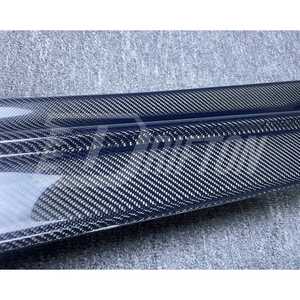 Drifton สไตล์คาร์บอนไฟเบอร์3K/6K/12K สานกระโปรงด้านข้างเคลือบเงาและเคลือบด้านสำหรับ GT-R นิสสัน (R35) - Product Image 3