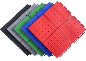 VMKON Gamechanger+ Carreaux de sol emboîtables personnalisés en TPE pour intérieur et extérieur Revêtement de sol sportif 19 mm d'épaisseur Écologique - Product Image 4