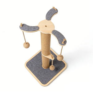 Rascador para Gatos Premium con Juguetes Interactivos de <span class=keywords><strong>Seguimiento</strong></span>, Rascador Vertical para Gatos y Gatitos - Product Image 1