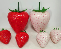 Op maat gemaakte levensechte kunstmatige grote fruiten appel banaan sinaasappel bruiloft feest thuis woonkamer decoratie
