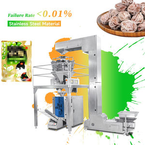 High Speed Automatic Fruit Packing Machine Preserved Fruit Multi-Function VFFS <b>Pouch</b> Filling Sealing Equipment Snack Food Packer - Product Image 1