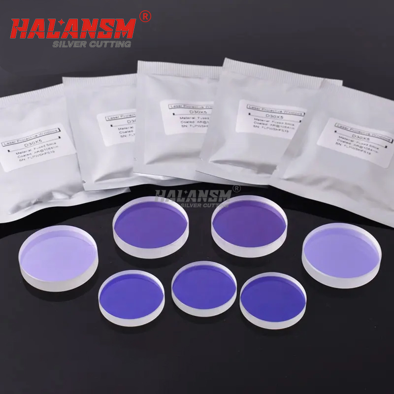HALANSM 30x1,5 мм 30x5 8 кВт, Кварцевая защита, оконная оптическая лазерная машина, линзы, 30-34 мм, волоконно-лазерная Защитная линза, лазерная трубка