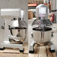 Mixer Makanan Komersial Astar 20L, Pengaduk Adonan Tugas Berat, Blender Adonan Kue, Mangkuk Stainless Steel, Peralatan Bakery