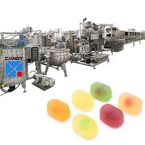 Máquina automática de doces grande capacidade Candy Line Soft Vitaminas Candy Making Machine
