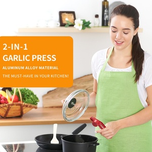Portable Sustainable Stainless Steel Manual Garlic Press Aluminum Alloy Household <b>Juice</b> <b>Extractor</b> Ginger Vegetables Mud Home - Product Image 6
